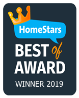 Homestars Best of Award Winner 2019 badge